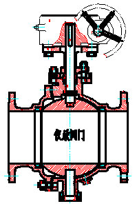 固定球閥結(jié)構(gòu)圖