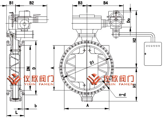 D941X電動法蘭蝶閥