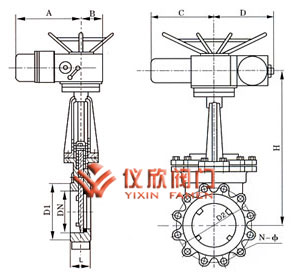 PZ973電動刀型閘閥