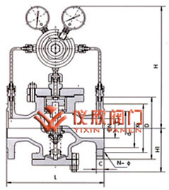 先導(dǎo)活塞式氣體減壓閥