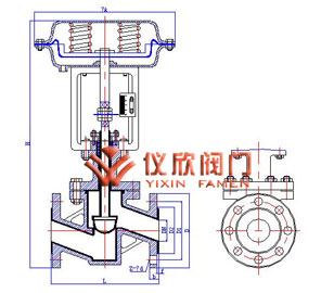 氣動(dòng)薄膜襯四氟調(diào)節(jié)閥